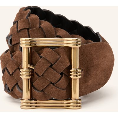 Etro Ledergürtel Zum Wenden braun