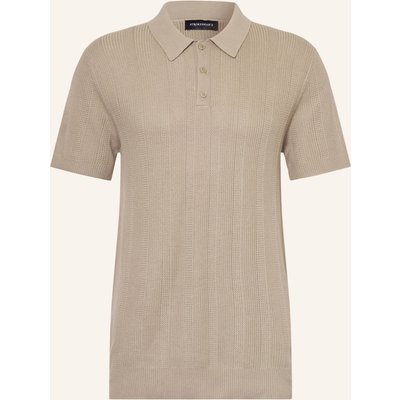 Strokesman's Strick-Poloshirt gruen