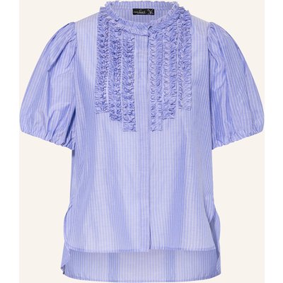 Van Laack Bluse Vl-Teona-Xx Mit Seide blau
