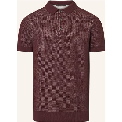 Windsor. Strick-Poloshirt Cashmilo rot