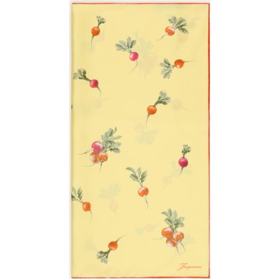 Jacquemus Seidentuch Le Foulard Radis gelb