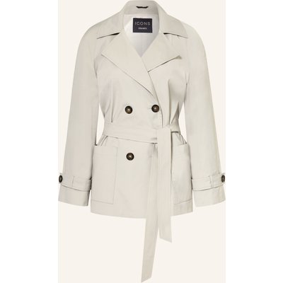 Icons Cinzia Rocca Trench-Jacke grau