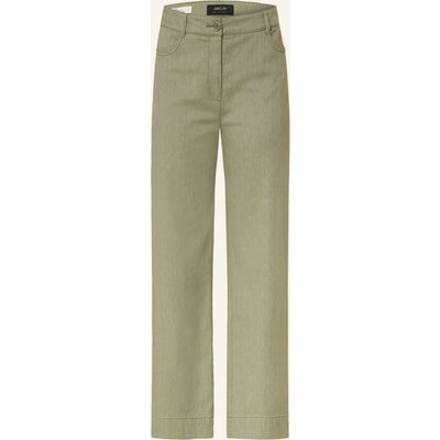 Marc Cain 7/8-Hose Wukari Mit Leinen gruen