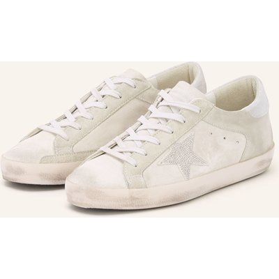 Golden Goose Sneaker Super-Star Mit Schmucksteinen weiss