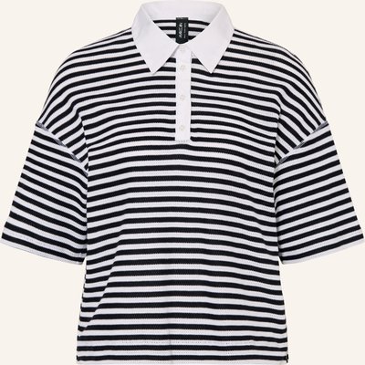 Marc Cain Strick-Poloshirt blau