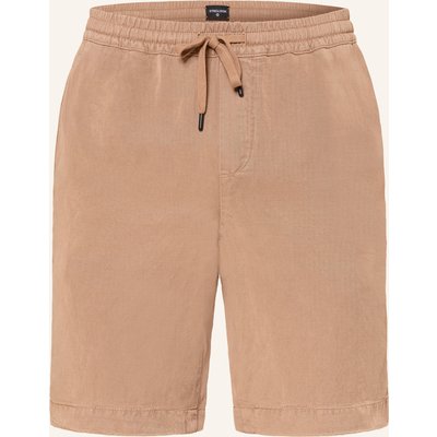 Strellson Shorts Kaji Relaxed Fit Mit Leinen braun