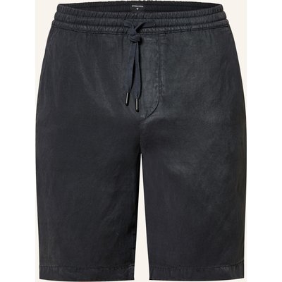 Strellson Shorts Kaji Relaxed Fit Mit Leinen blau