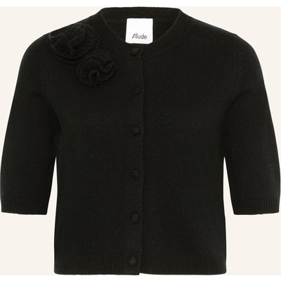 Allude Strickjacke Mit Cashmere schwarz