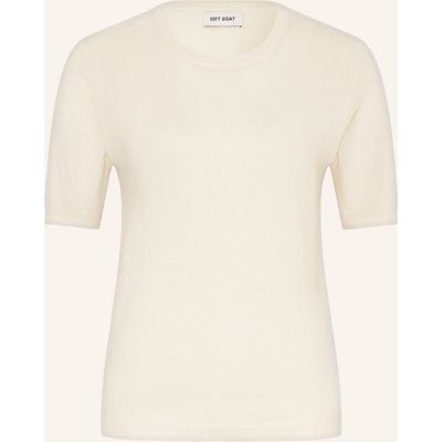 Soft Goat Strickshirt Aus Cashmere weiss