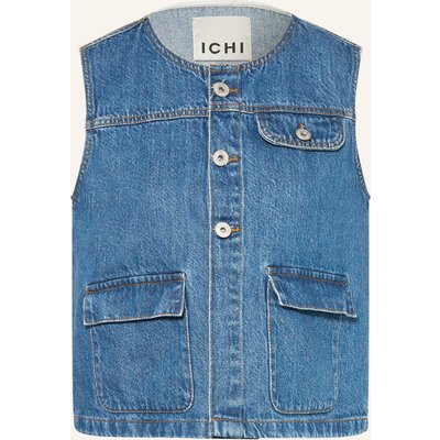 Ichi Jeansweste Ihpamila blau