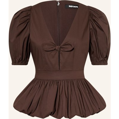 Rotate Blusenshirt braun