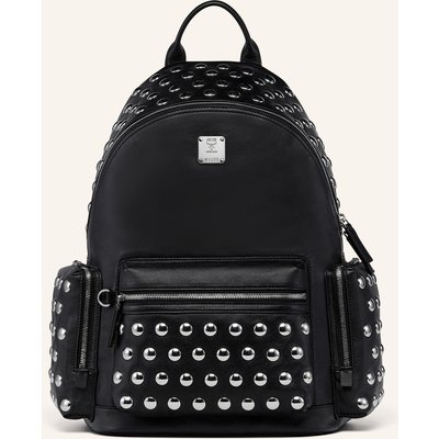 Mcm Rucksack Stark Mit Nieten Und Laptop-Fach schwarz