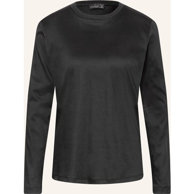 Van Laack Longsleeve Vl-Mella-pb1 Mit Schmucksteinen schwarz