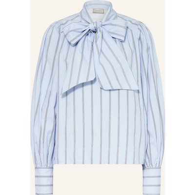 Neo Noir Schluppenbluse Jaz blau