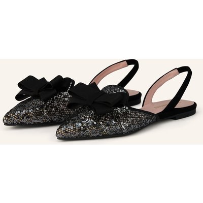 Pretty Ballerinas Slingballerinas Merle Mit Pailletten schwarz