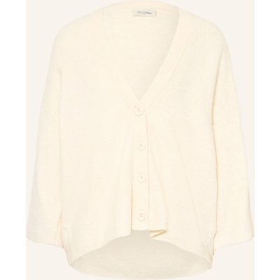 American Vintage Strickjacke Damsville Mit 3/4-Arm weiss