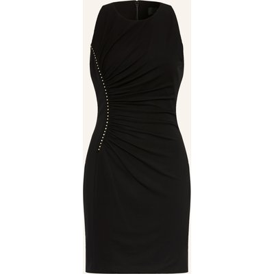 Versace Cocktailkleid Aus Jersey Mit Schmucksteinen schwarz