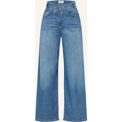 Cambio Wide Leg Jeans blau