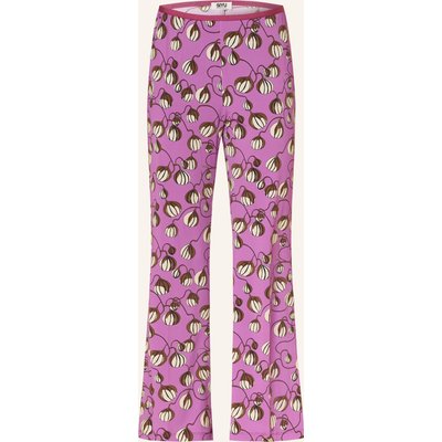 Siyu Bootcut-Hose Aus Jersey lila