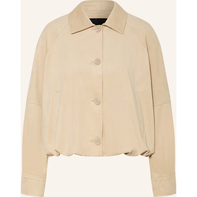 Someday Blouson Nayomi In Lederoptik beige