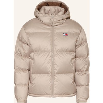 Tommy Jeans Daunenjacke Alaska Mit Abnehmbarer Kapuze grau