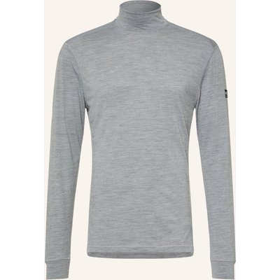 Super.Natural Funktionswäsche-Shirt tundra175 Mit Merinowolle grau