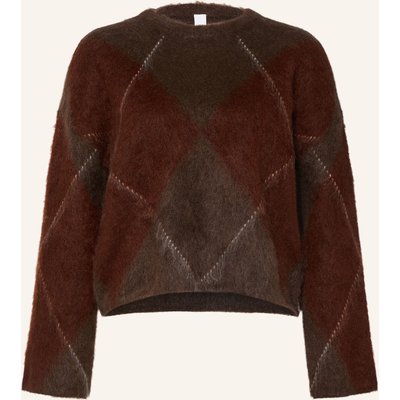 Y.A.S. Pullover Mit Mohair braun