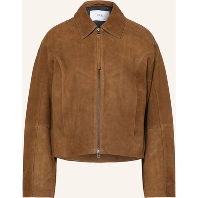 Y.A.S. Lederjacke braun