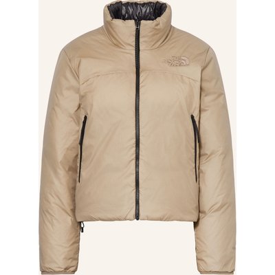 The North Face Daunenjacke Pertex Nuptse Zum Wenden beige