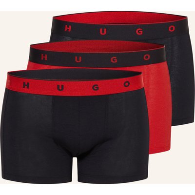 Hugo 3er-Pack Boxershorts rot