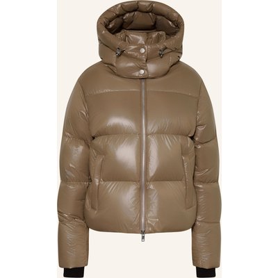 Moose Knuckles Daunenjacke Moonstone Mit Abnehmbarer Kapuze beige