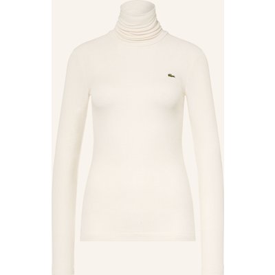 Lacoste Rollkragenpullover weiss