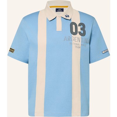 La Martina Jersey-Poloshirt blau