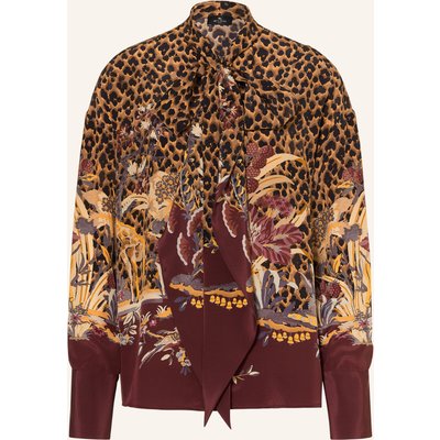 Etro Schluppenbluse Aus Seide rot