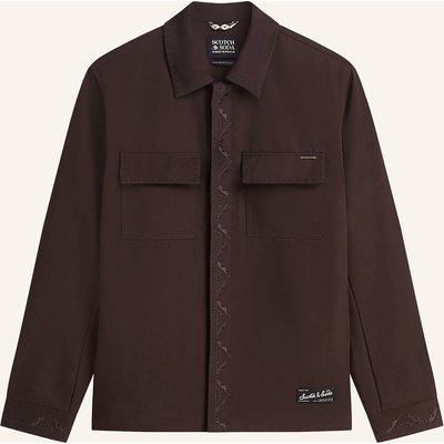 Scotch & Soda Overshirt braun