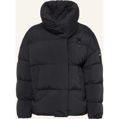 Blauer Daunenjacke Ross schwarz