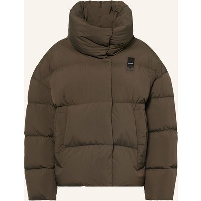 Blauer Daunenjacke Ross braun