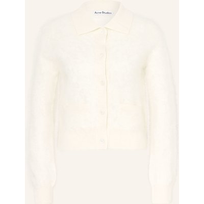 Acne Studios Strickjacke Aus Cashmere weiss