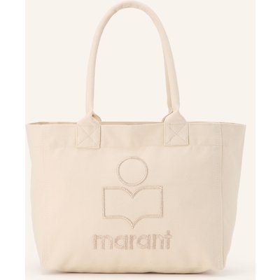 Isabel Marant Shopper Yenky Zipped Mit Glitzergarn beige