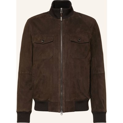 Windsor. Lederblouson braun