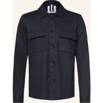 Profuomo Flanell-Overshirt blau