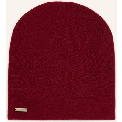 Seeberger Cashmere-Mütze rot