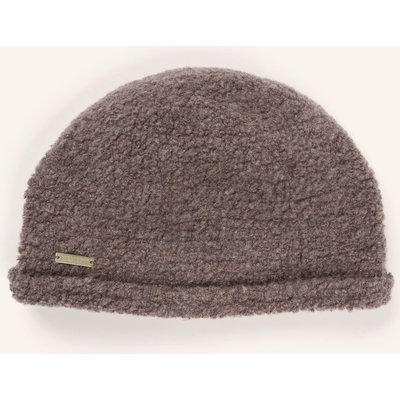 Seeberger Bouclé-Mütze beige