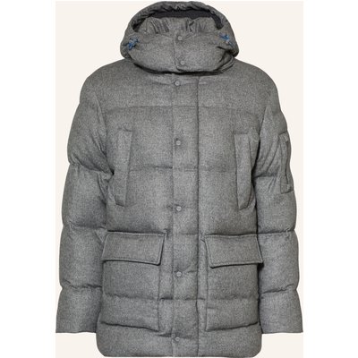 Herno Daunenjacke Mit Cashmere Und Seide grau