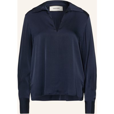 Reiss Blusenshirt Orla Mit Seide blau