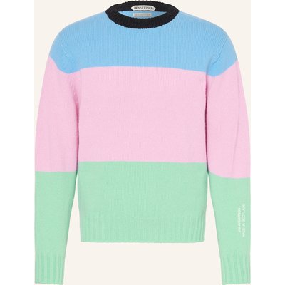 Jw Anderson Pullover Stripe Aus Merinowolle blau