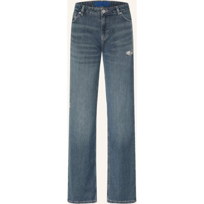 Hugo Wide Leg Jeans Gamala blau