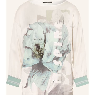 Betty Barclay Blusenshirt Aus Satin Mit 3/4-Arm Und Glitzergarn gruen