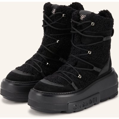 Casadei Plateau-Boots Nexus schwarz