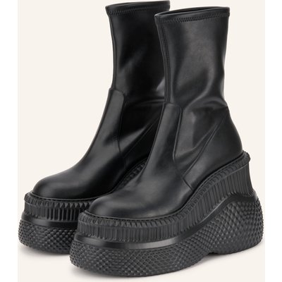 Casadei Plateau-Boots schwarz